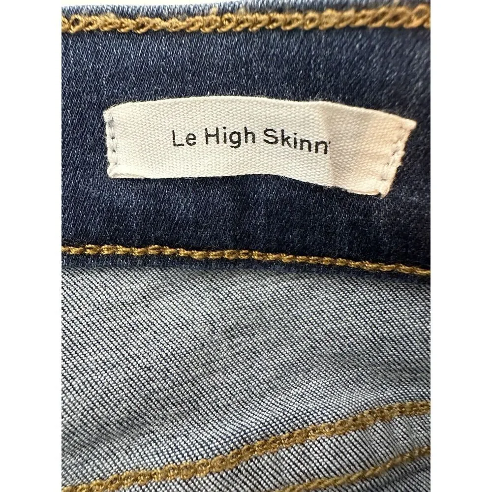 Frame Jeans Le High Skinny Triangle Hem Sulham  Skinny‎ Dark Wash Women Size 29